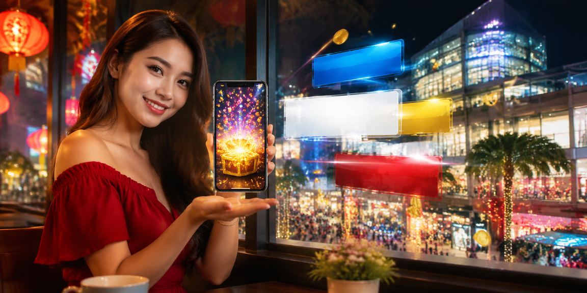 Pengguna aplikasi kasino mudah alih di Johor Bahru melakukan deposit dan semak odds taruhan